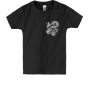 Дитяча футболка Сірий дракон