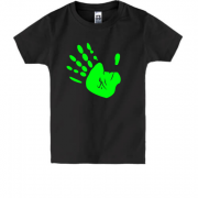 Детская футболка с рукой