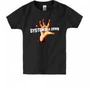 Детская футболка System of a Down с рукой