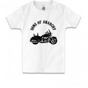 Детская футболка Sons of Anarchy с мотоциклом