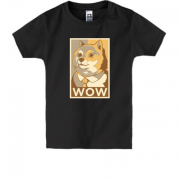 Детская футболка wow doge
