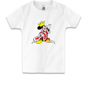 Детская футболка Мики Маус король