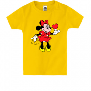 Дитяча футболка Minnie з серцем