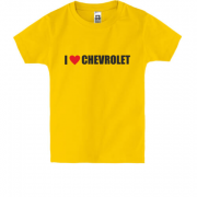 Детская футболка I love Chevrolet