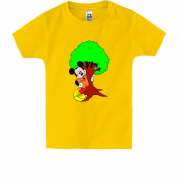 Детская футболка Мики с деревом