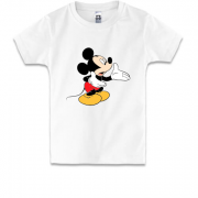 Детская футболка Удивленный Микки Маус