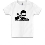 Детская футболка Depeche  with glasses