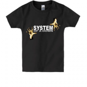 Детская футболка System of a Down с руками