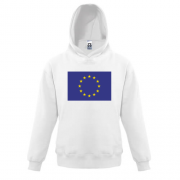 Детская толстовка с флагом  Евро Союза