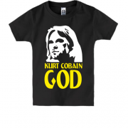 Детская футболка Kurt Cobain is god