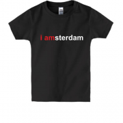 Детская футболка I amsterdam