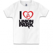 Детская футболка I love linkin park (Я люблю Linkin Park)
