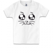 Детская футболка Мордочка котейки