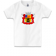 Детская футболка с гербом города Луганск