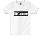 Детская футболка Анатомия Грэй