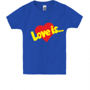 Дитяча футболка Love is ... (2)