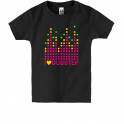 Детская футболка Dubstep love (рисунок)