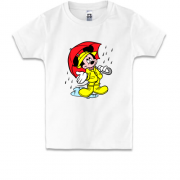 Дитяча футболка Міккі з парасолькою