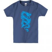 Дитяча футболка блакитний дракон
