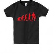Дитяча футболка еволюція росомахи