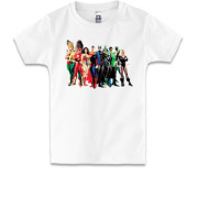 Детская футболка с супергероями