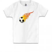 Детская футболка Огненный мяч