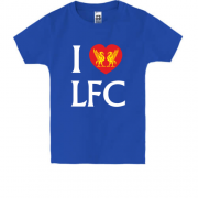 Детская футболка I love LFC 2
