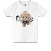 Детская футболка с леопардом