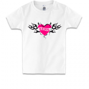 Детская футболка Сердце Devil