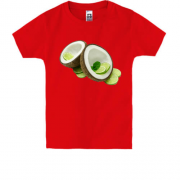 Детская футболка Кокос с лаймом
