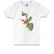 Дитяча футболка з гілкою малини