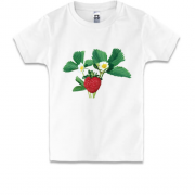 Дитяча футболка квітуча полуниця