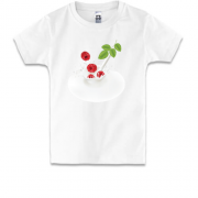 Дитяча футболка Малина в молоці