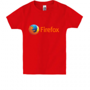 Дитяча футболка з логотипом Firefox
