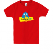 Детская футболка Follow me (Твиттер)