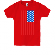 Дитяча футболка з американським прапором