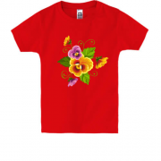 Дитяча футболка з квітами (арт)
