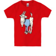 Дитяча футболка з козою