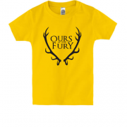 Детская футболка Ours Is the Fury (с гербом Баратеонов)