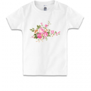 Детская футболка с розами