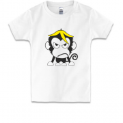 Дитяча футболка зла мавпа