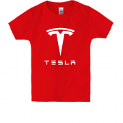 Дитяча футболка з лого Tesla