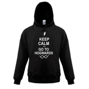 Детская толстовка Keep calm and go Hogwards