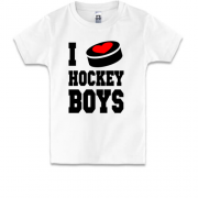 Детская футболка Люблю хоккеистов
