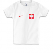 Детская футболка Сборная Польши по футболу