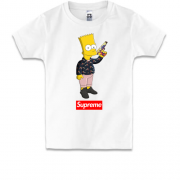 Детская футболка Барт Симпсон Supreme 3