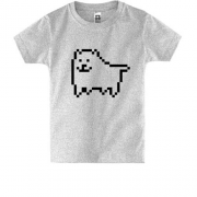 Детская футболка Undertale game dog (2)