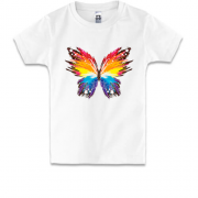 Детская футболка с яркой бабочкой