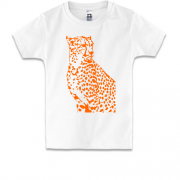Детская футболка с леопардом