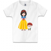 Детская футболка с Белоснежкой